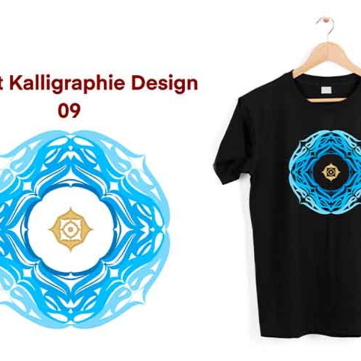 T-Shirt Kalligraphie Design 09