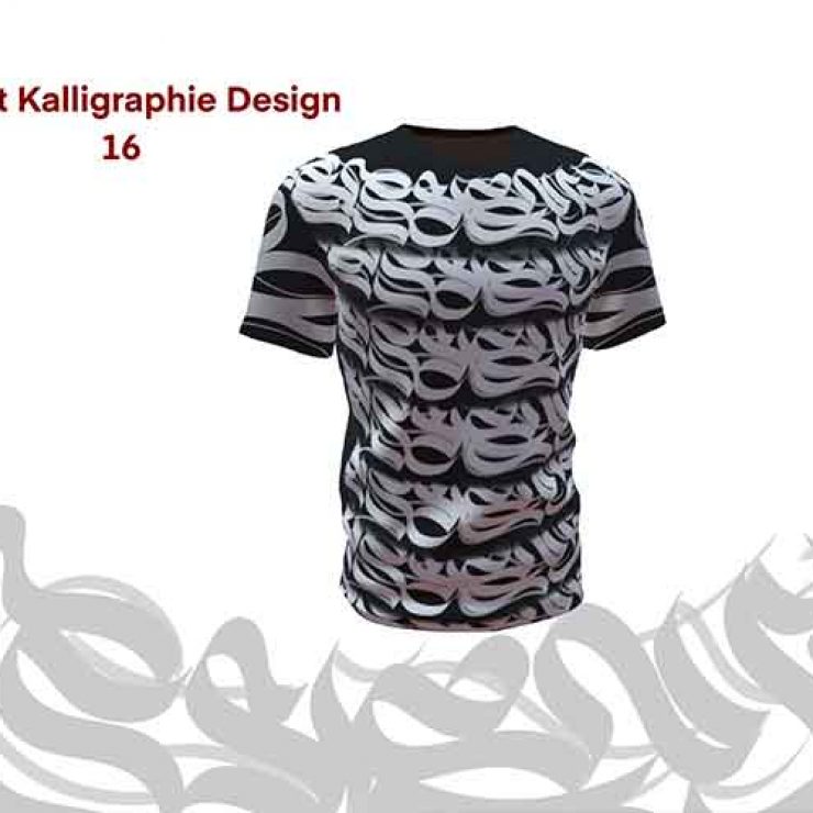 T-Shirt Kalligraphie Design 16