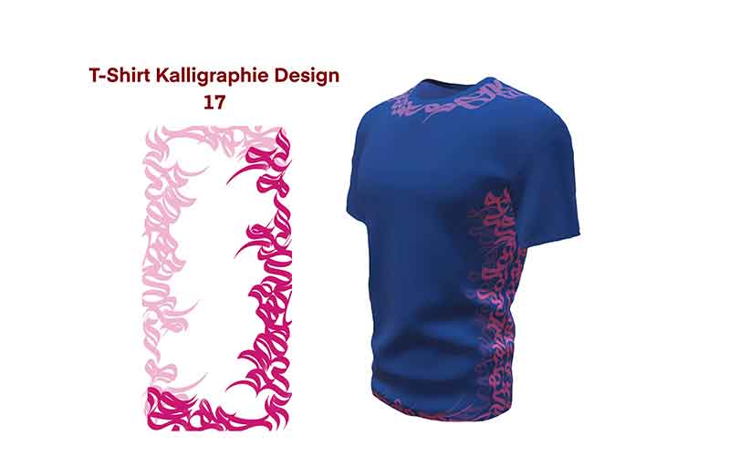 T-Shirt Kalligraphie Design 17