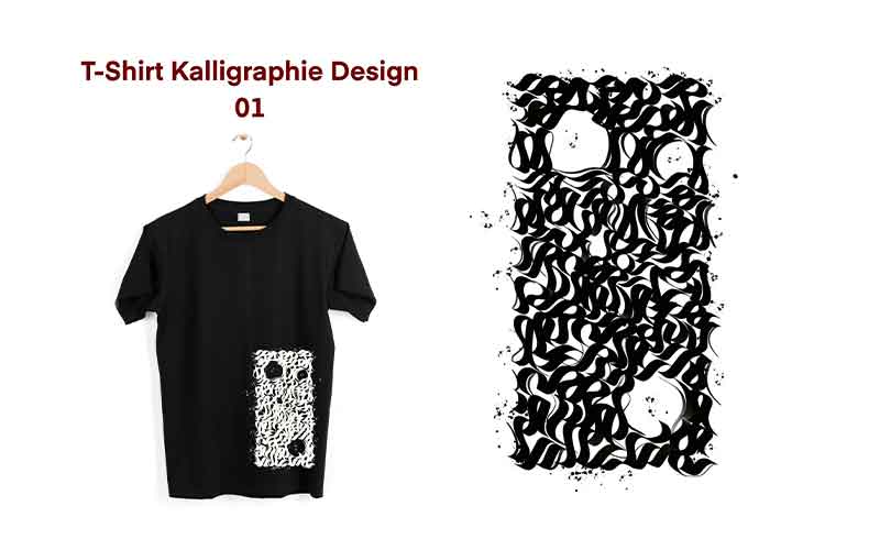 T-Shirt Kalligraphie Design 01
