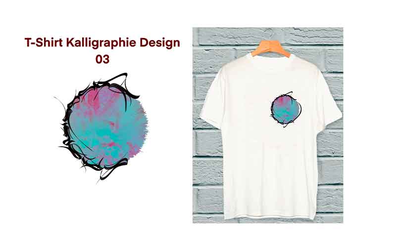T-Shirt Kalligraphie Design 03