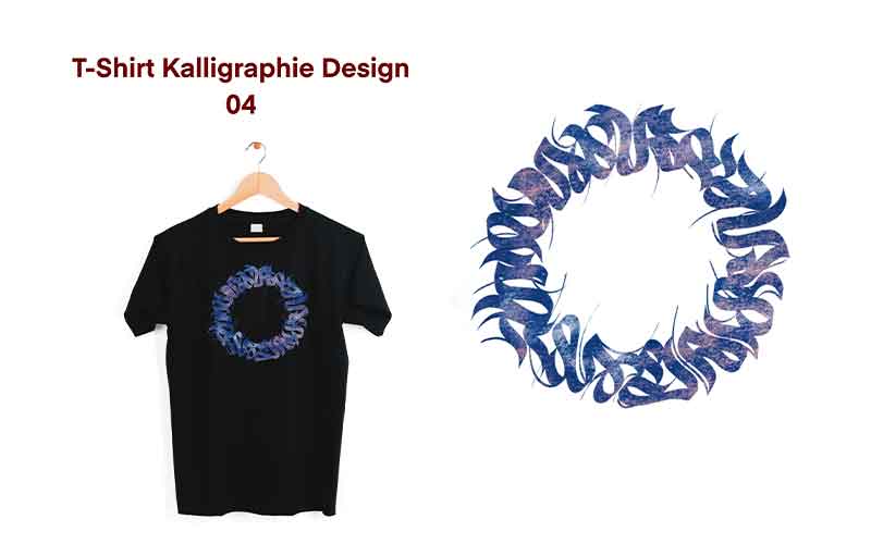 T-Shirt Kalligraphie Design 04