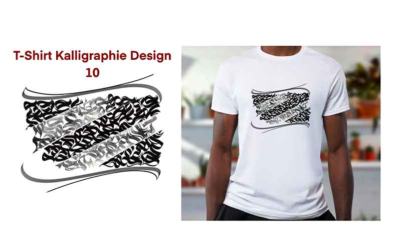 T-Shirt Kalligraphie Design 10