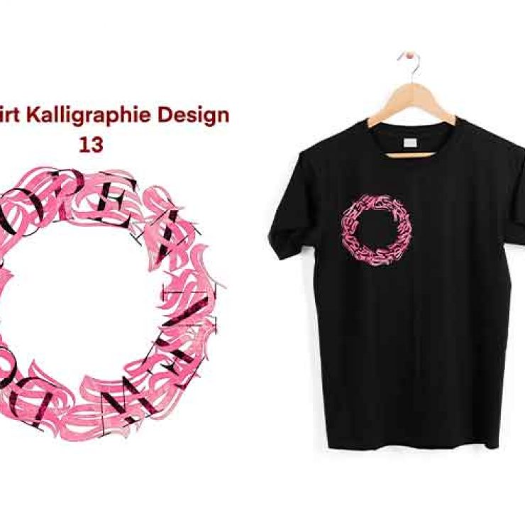 T-Shirt Kalligraphie Design 13