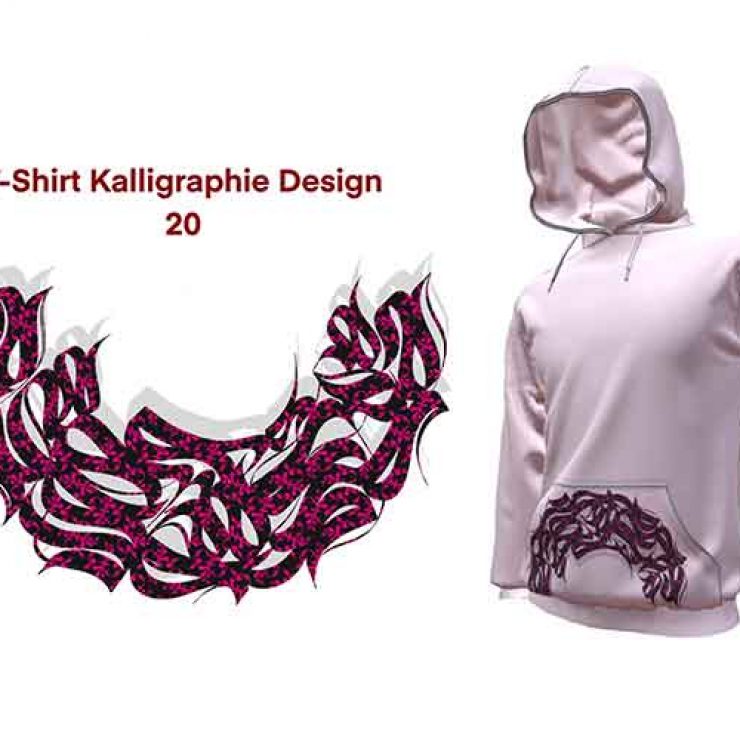 T-Shirt Kalligraphie Design 20