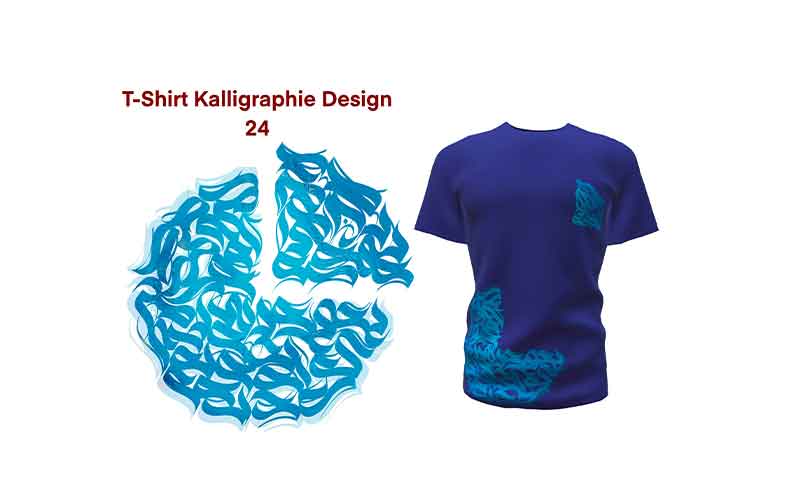 T-Shirt Kalligraphie Design 24