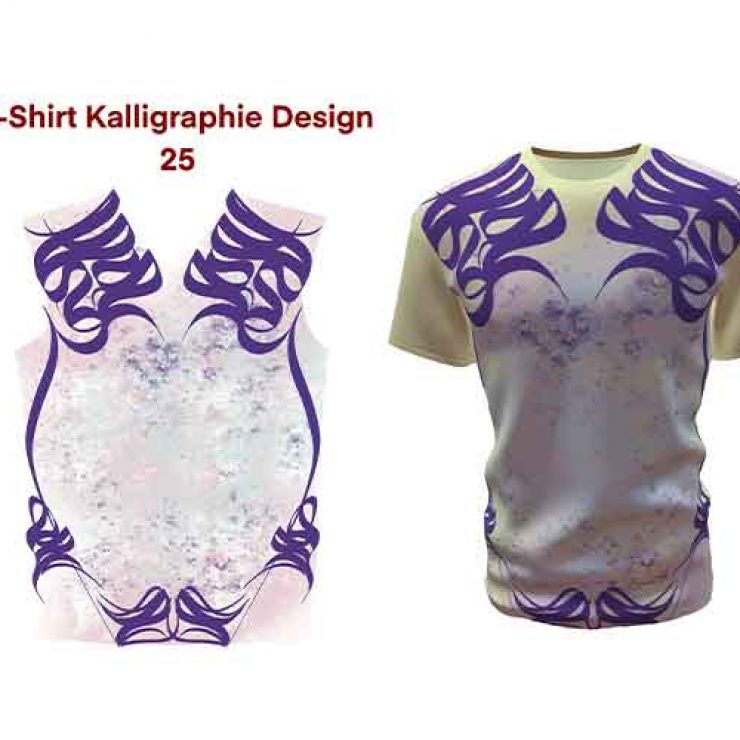 T-Shirt Kalligraphie Design 25