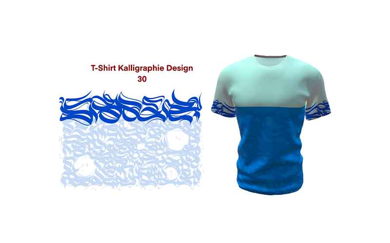 T-Shirt Kalligraphie Design 30